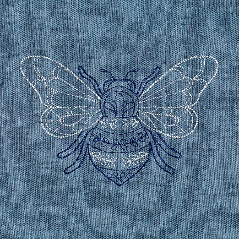 Bee and Blooms Pillow Pair - Image 10