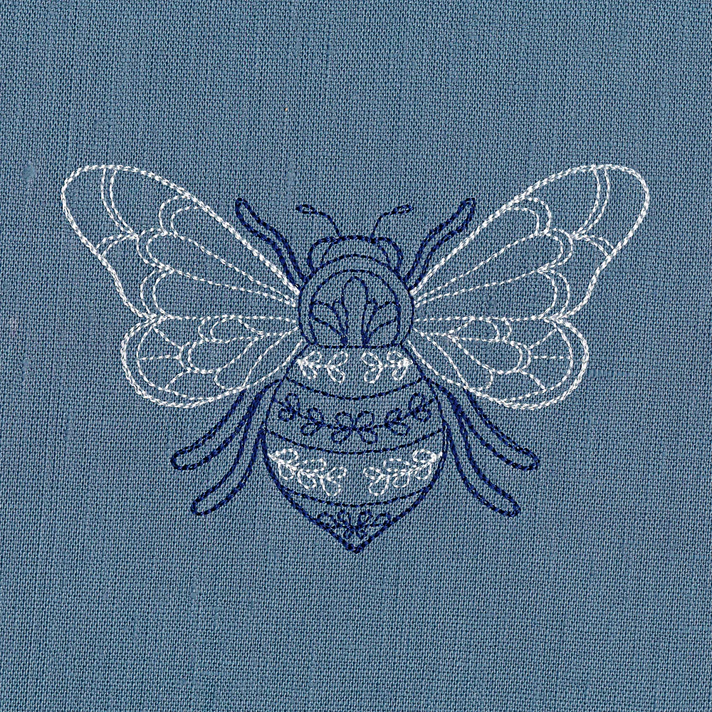 Bee and Blooms Pillow Pair - Image 13