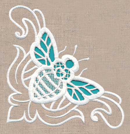 Bee Beauty Corner (Cutwork) - Image 4