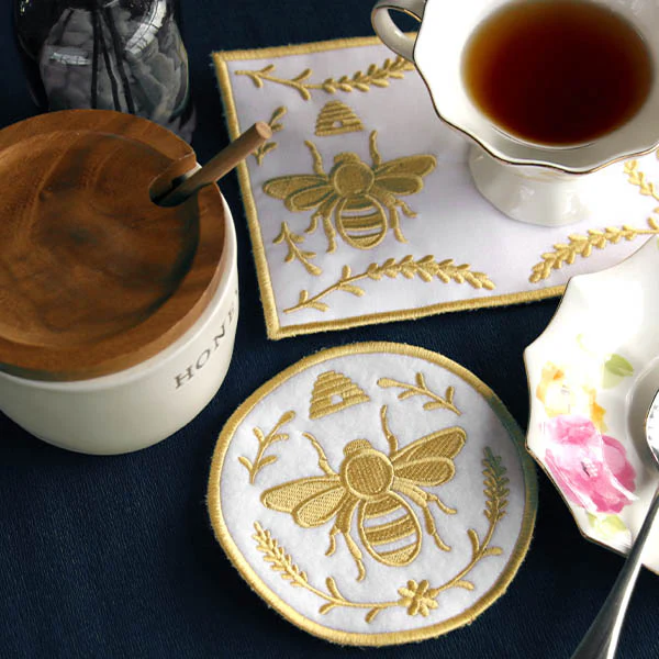 Bee in the Kitchen Set (In-the-Hoop) Design Pack - Image 6