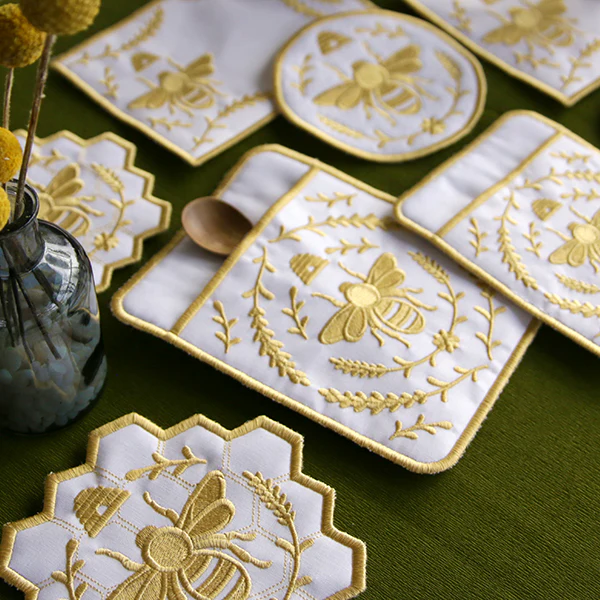 Bee in the Kitchen Set (In-the-Hoop) Design Pack - Image 9