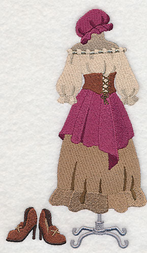 Beer Maid Costume Dress Form - Image 4