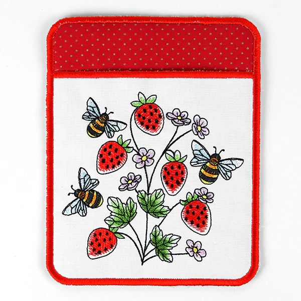 Bees & Berries Pot Holder (In-the-Hoop) - Image 3