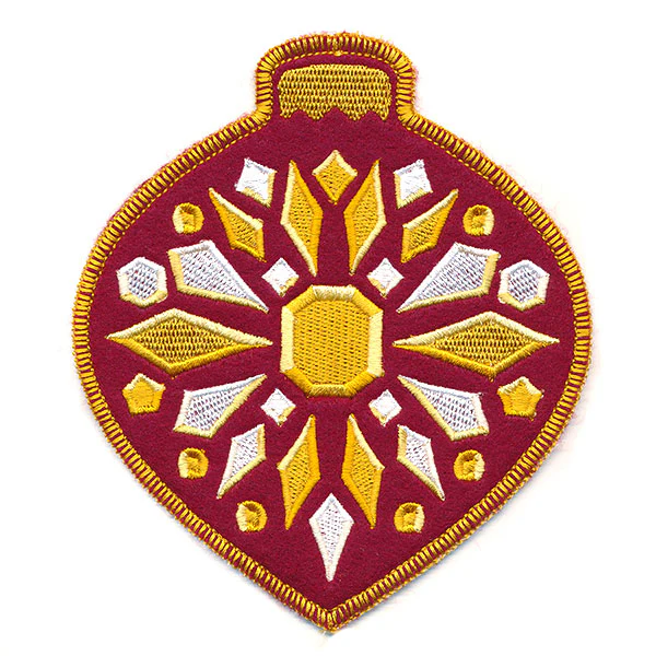 Bejeweled Christmas Ornament (In-the-Hoop) - Image 6