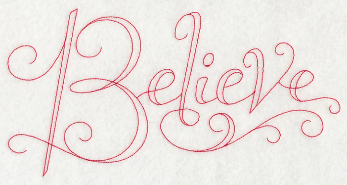 Believe (Redwork) - Image 10