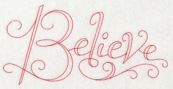 Believe (Redwork) - Image 11