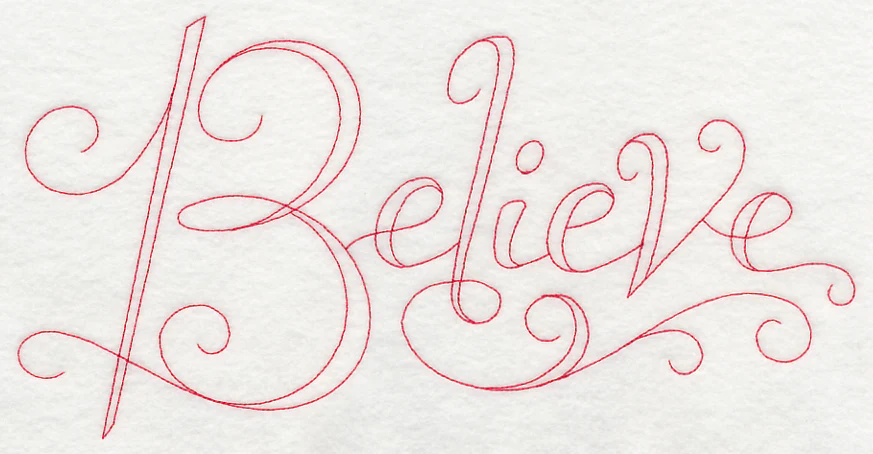 Believe (Redwork) - Image 9