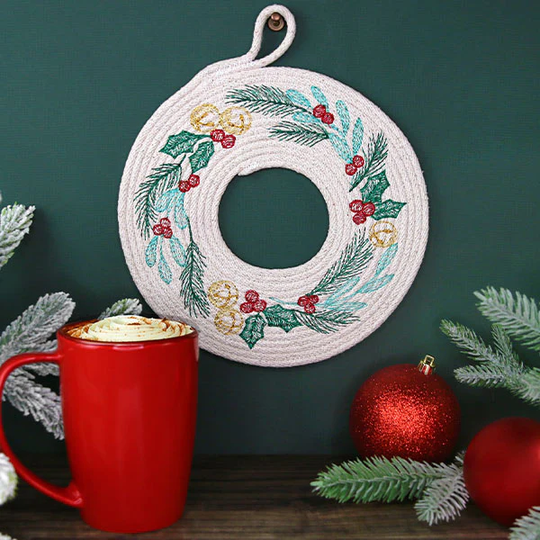 Bells & Boughs Christmas Wreath - Image 3