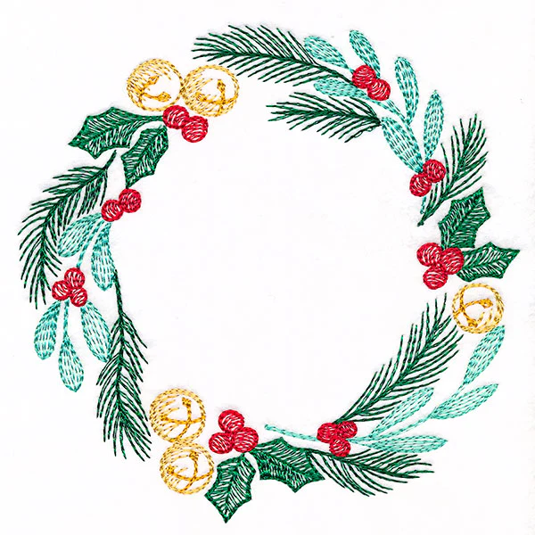 Bells & Boughs Christmas Wreath - Image 8