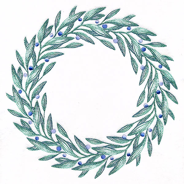Berries and Frost Winter Wreath - Image 6