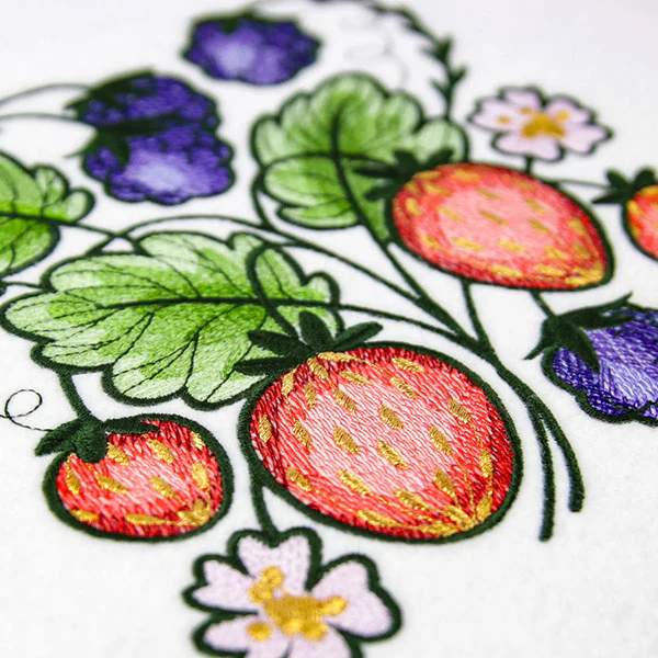 Berries & Flowers Square - Image 4