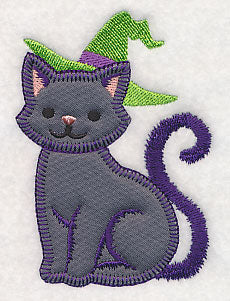 Bewitching Black Cat (Heirloom Applique) - Image 3