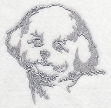 Bichon Frise Silhouette - Image 2