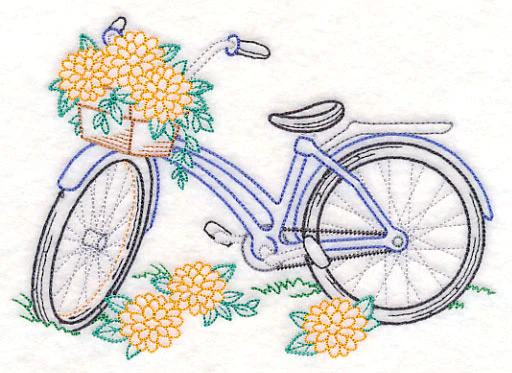 Bike of Blooms - Dahlias - Image 3
