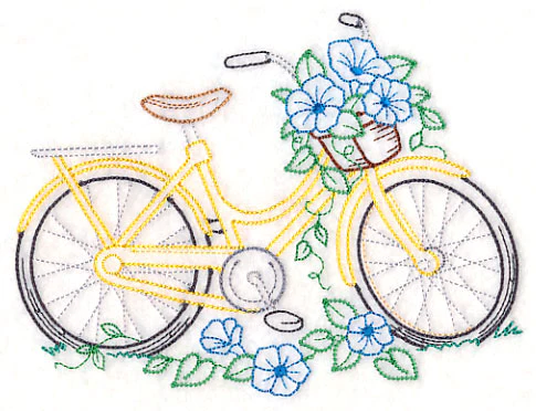 Bike of Blooms - Morning Glories - Image 3