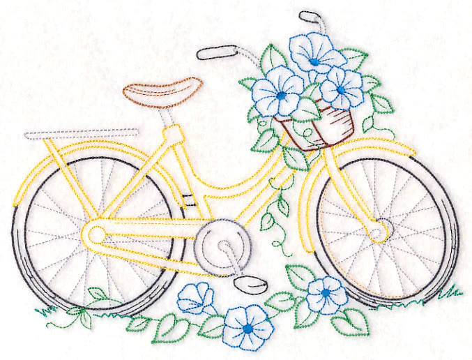 Bike of Blooms - Morning Glories - Image 5