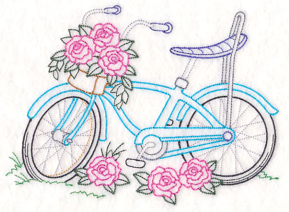 Bike of Blooms - Peonies - Image 2
