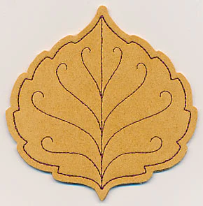 Birch Leaf Coaster (In-the-Hoop) - Image 2