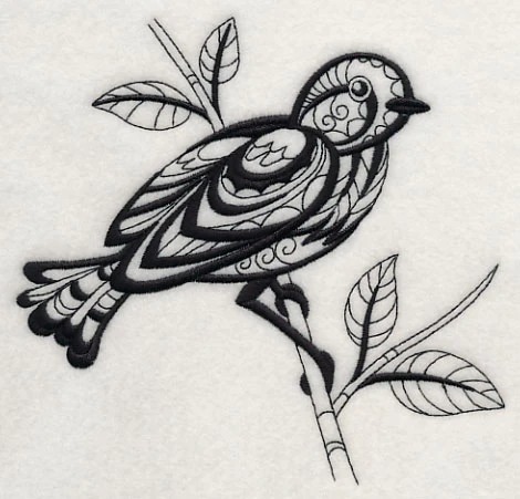 Bird Fantasy (Blackwork) - Image 4