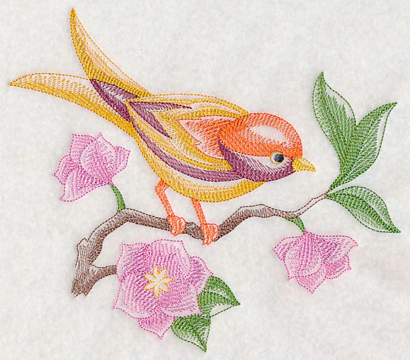 Bird Perching Pretty (Toile) - Image 5