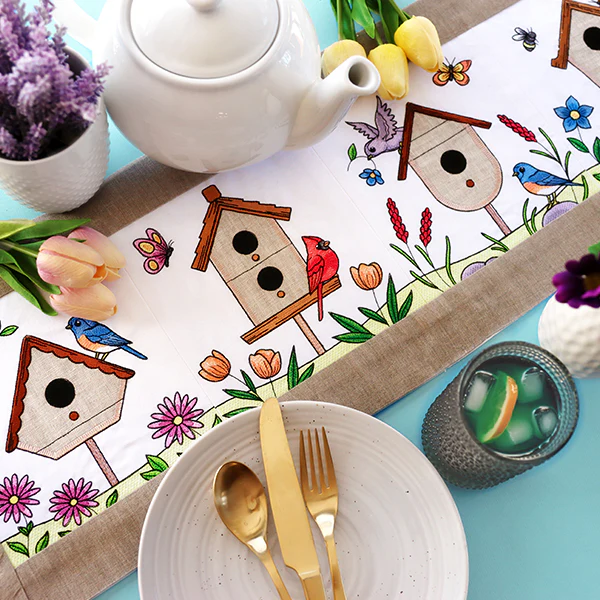 Birdhouse Block Party Build-A-Scene (Applique) Design Pack - Image 8