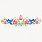 Birdies and Wildflower Border - Image 3