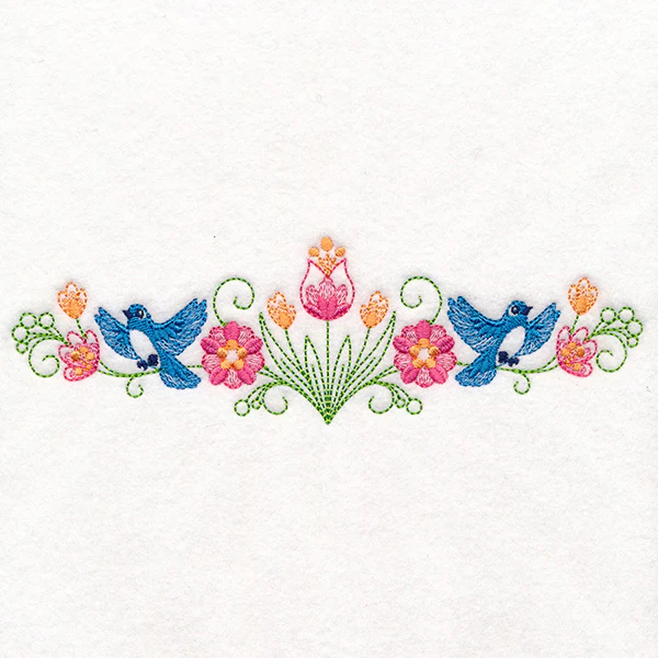 Birdies and Wildflower Border - Image 5
