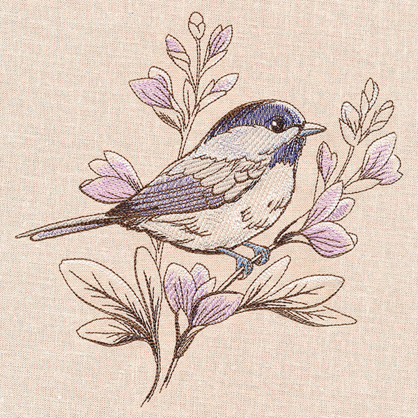 Birds and Blooms - Chickadee - Image 7