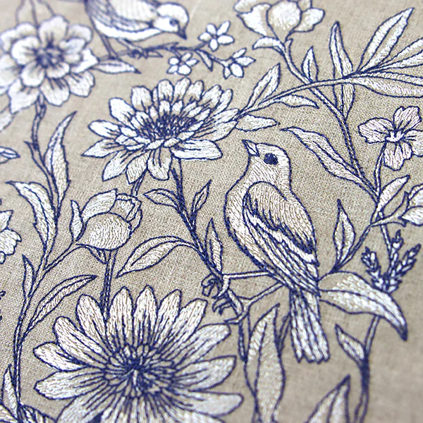 Birds and Blooms Tapestry Square - Image 14