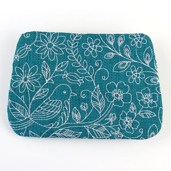 Birds & Blooms Zipper Pouch (In-the-Hoop) - Image 6
