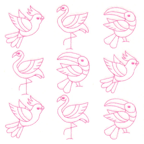 Birds in Paradise Quilting (Double Run) - Image 2