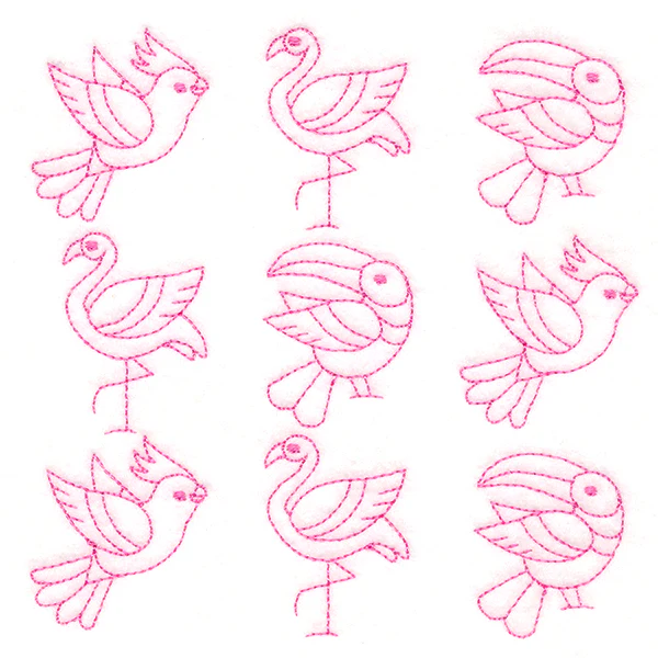 Birds in Paradise Quilting (Double Run) - Image 4