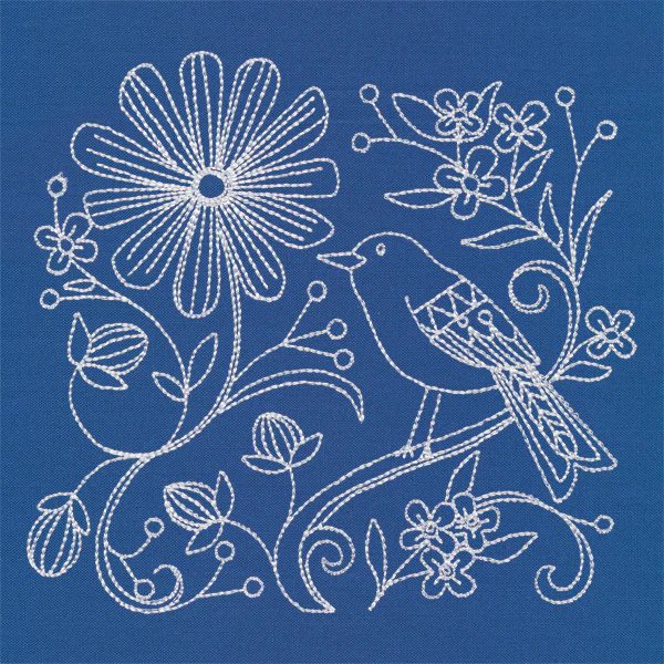 Birds of a Feather 1 (Whitework) - Image 3