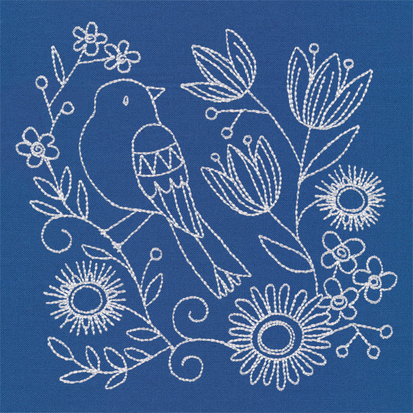 Birds of a Feather 4 (Whitework) - Image 3