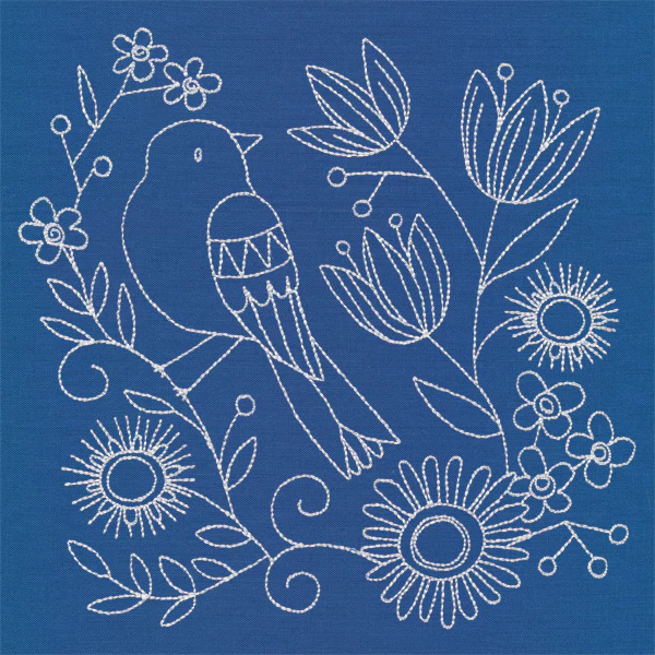 Birds of a Feather 4 (Whitework) - Image 6