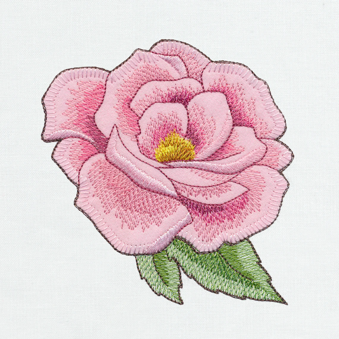 Birdwatching & Dreaming - Pink Flower 1 (Heirloom Applique) - Image 3