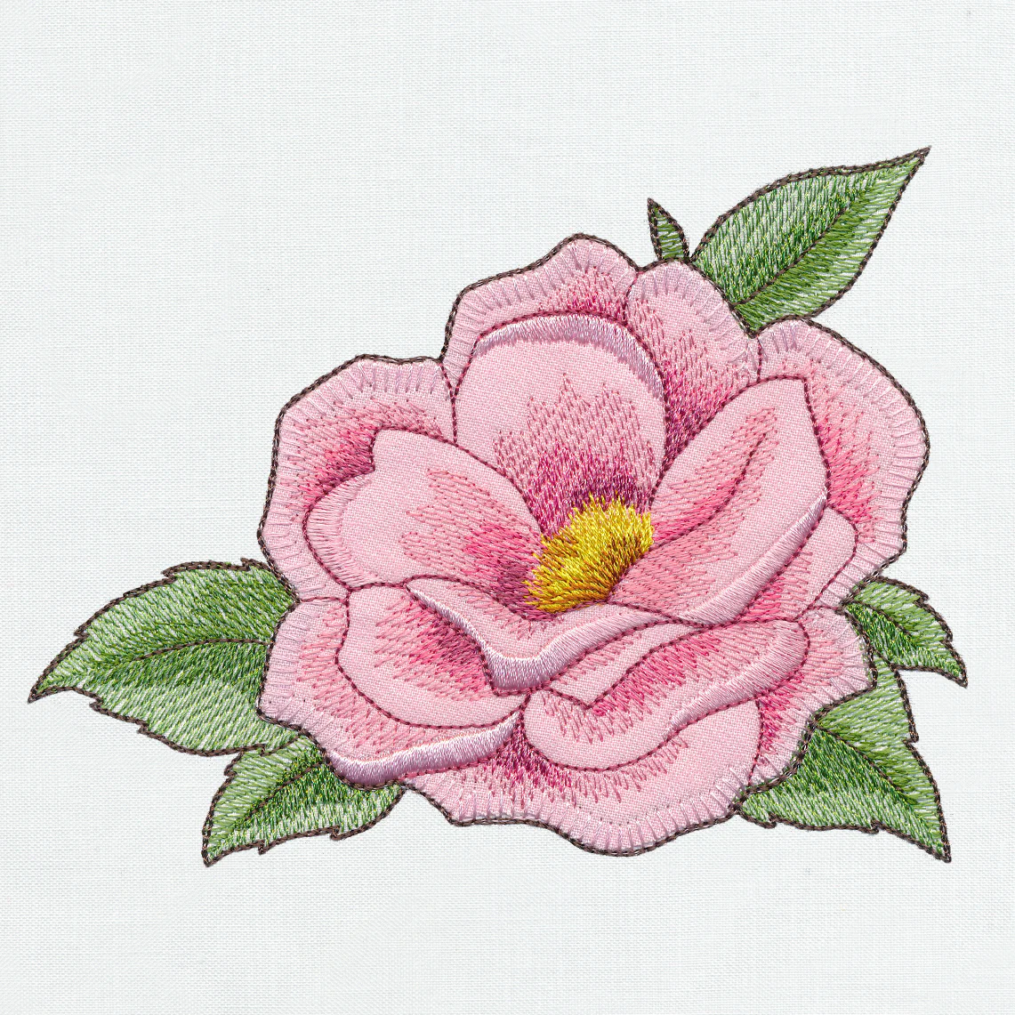 Birdwatching & Dreaming - Pink Flower 2 (Heirloom Applique) - Image 2