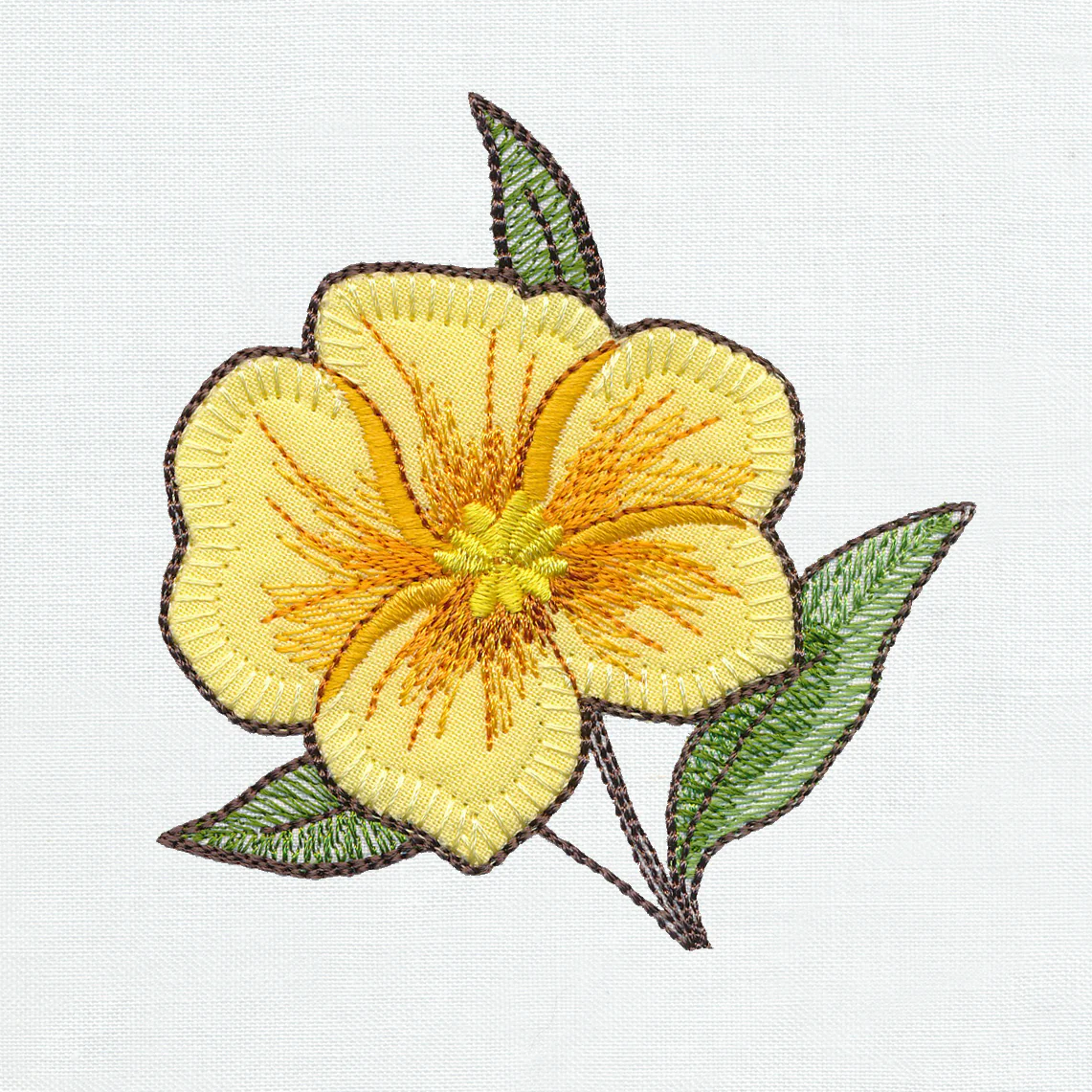 Birdwatching & Dreaming - Yellow Flower (Heirloom Applique) - Image 3
