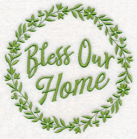 Bless Our Home Simple Wreath - Image 3