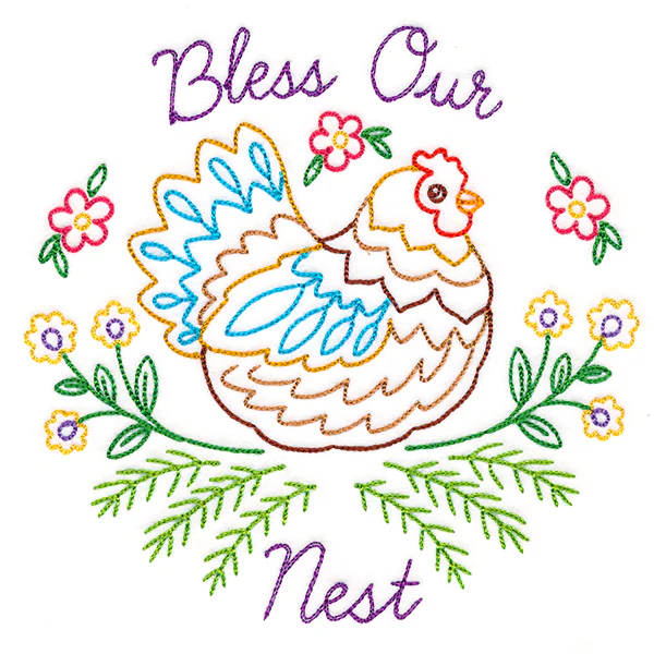 Bless Our Nest Chicken (Vintage) - Image 5