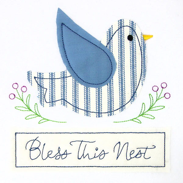 Bless this Nest (Crafty Cut Applique) - Image 4