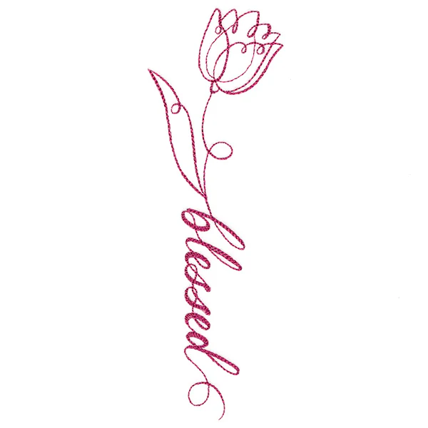 Blessed Calligraphy in Bloom - Tulip - Image 4