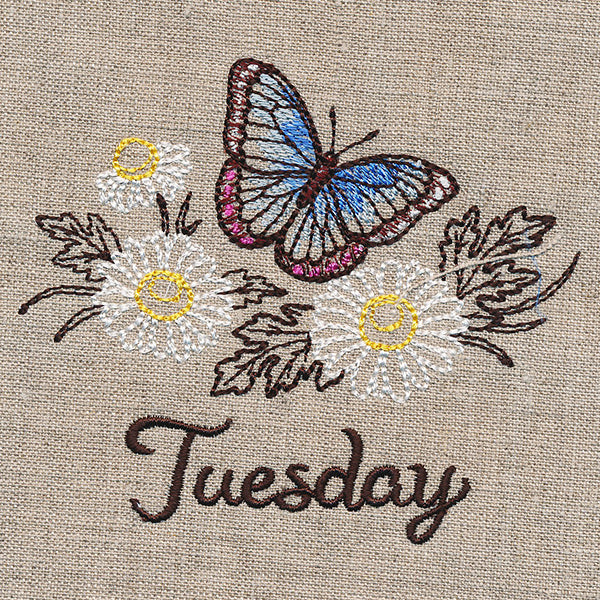 Blessed Tuesday - Blue Morpho & Chamomile - Image 2