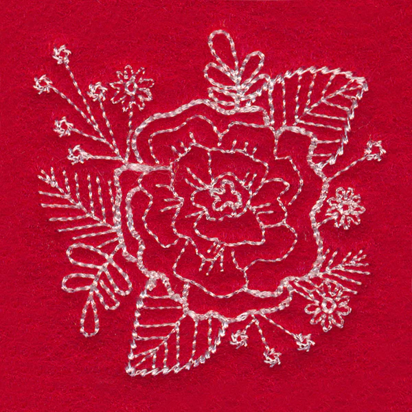 Blissful Carnation Accessory (Whitework) - Image 4