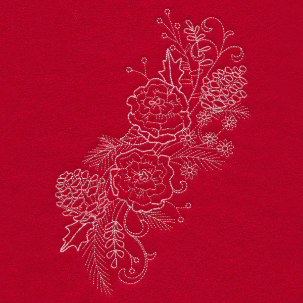 Blissful Carnation Spray (Whitework) - Image 2