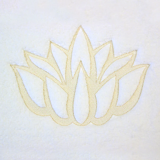 Blissful Lotus (Embossed)
