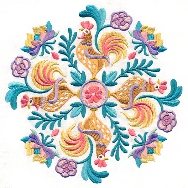 Blissful Rooster Medallion - Image 6