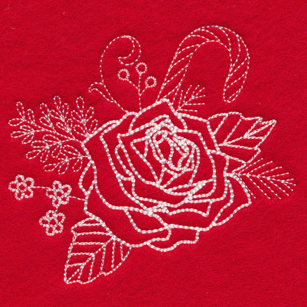 Blissful Rose Accessory (Whitework) - Image 2