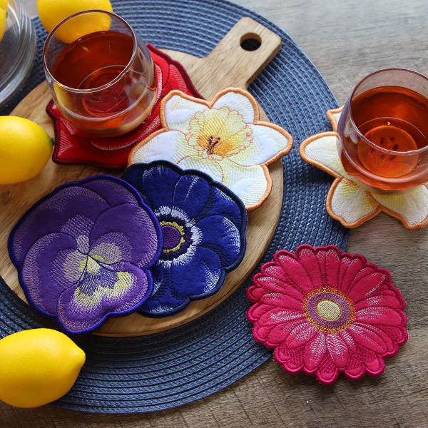 Bloom Coaster - Anemone (In-the-Hoop) - Image 6