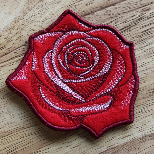 Bloom Coaster - Rose (In-the-Hoop) - Image 3